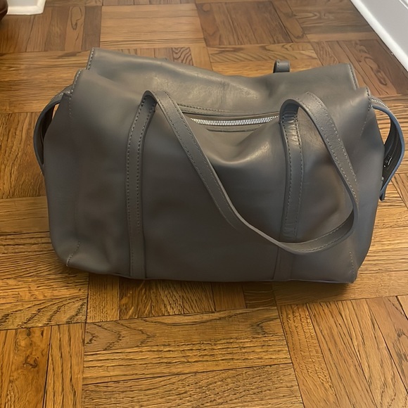 Shinola Detroit Gray Leather Tote - Picture 5 of 10